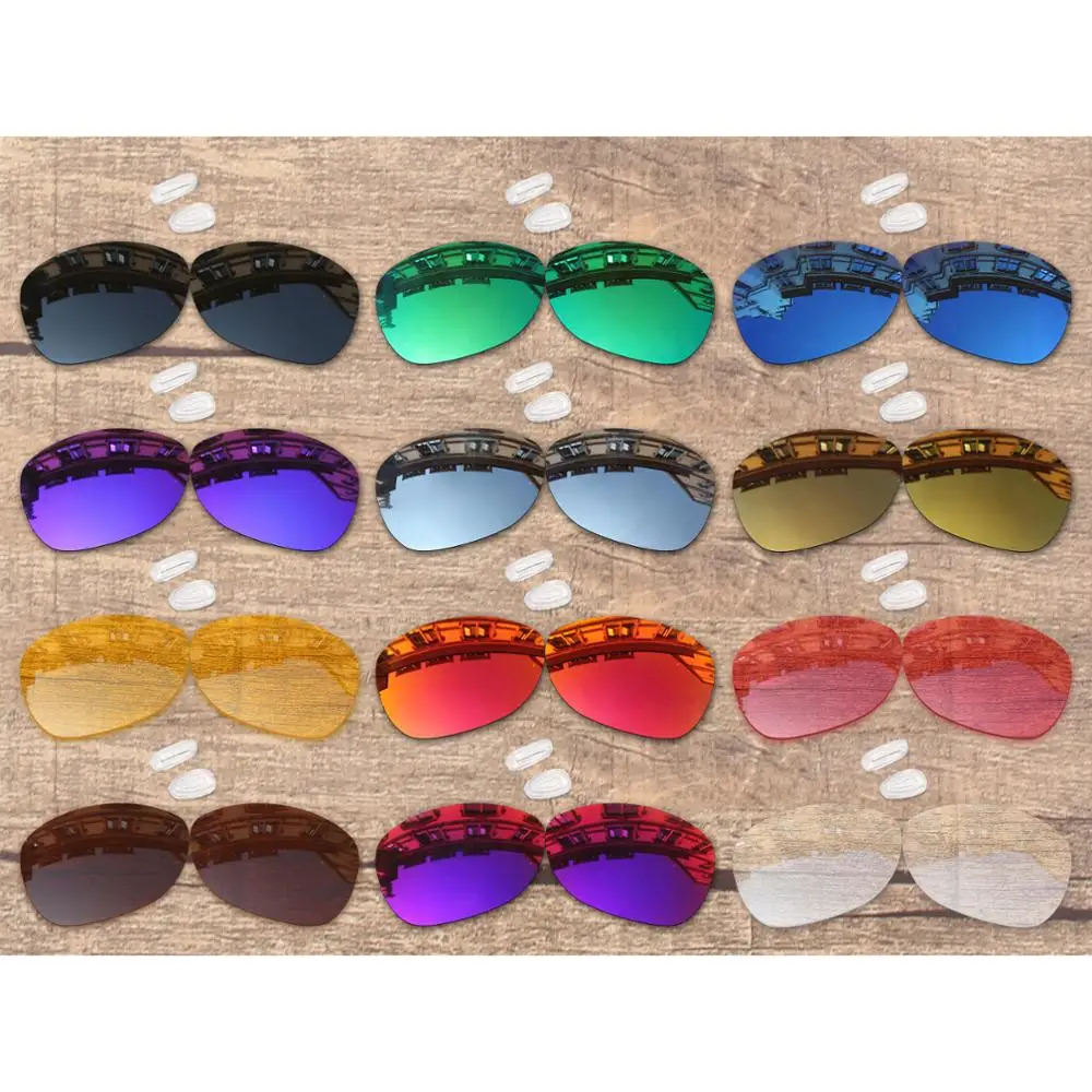 Vonxyz 20+ Color Choices Polarized Replacement Lenses & Nose Pads for-Oakley Crosshair New 2012 OO4060 Frame