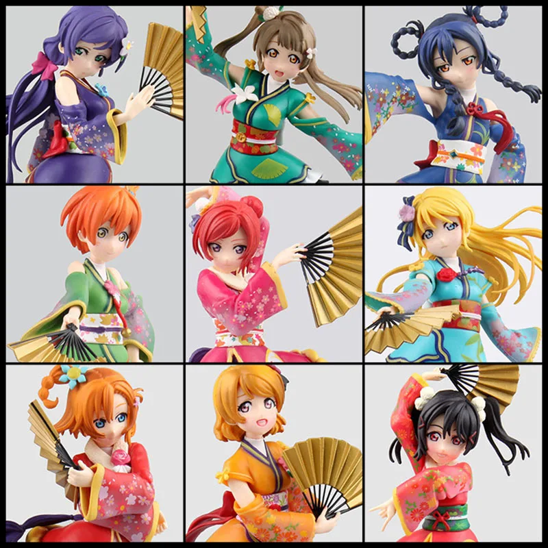 

17 см Love Live! Фигурка героя аниме «минами Кодори», Осака, Хонока, Ядзава, Николь, привлекательная красавица, двухмерная аниме фигурка