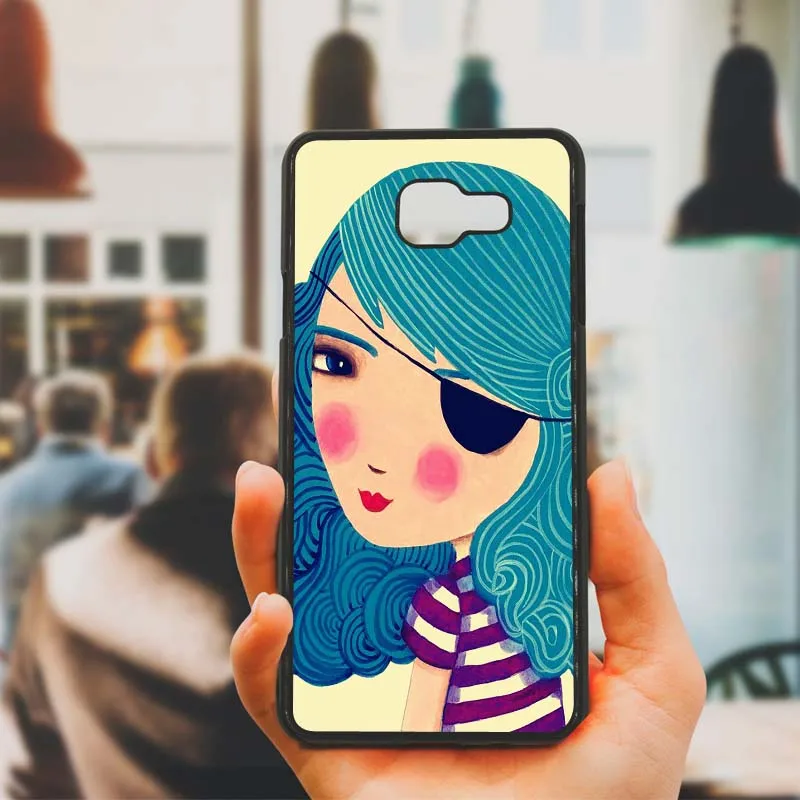 Cool Fashion Pretty Girl Cell Phone Case Hard Plastic Cover Protect for Samsung Galaxy S8 S9 Plus S3 S4 S5 Mini S7 S6 Edge | Мобильные