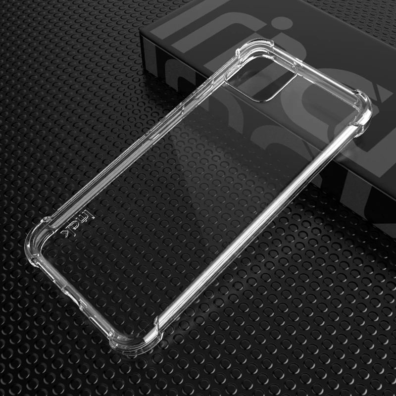 Чехол для Google Pixel 4 Pixel4 XL IMAK Ударопрочный Мягкий чехол для Google Pixel 4 XL - Цвет: Transparent