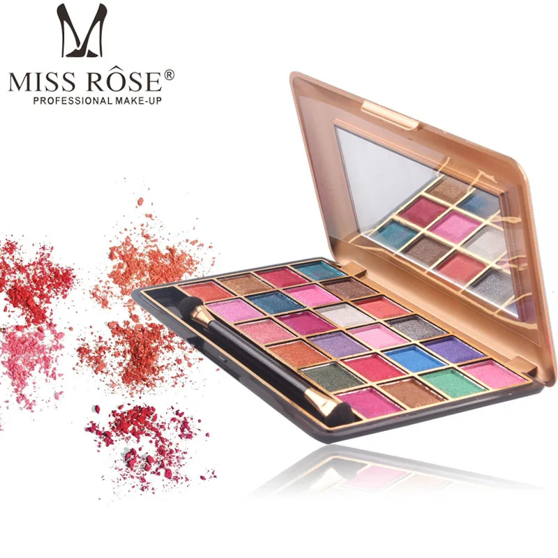 Тени для век MISS ROSE 24 цвета Южная Америка жемчуг матовые тени тарелка макияж