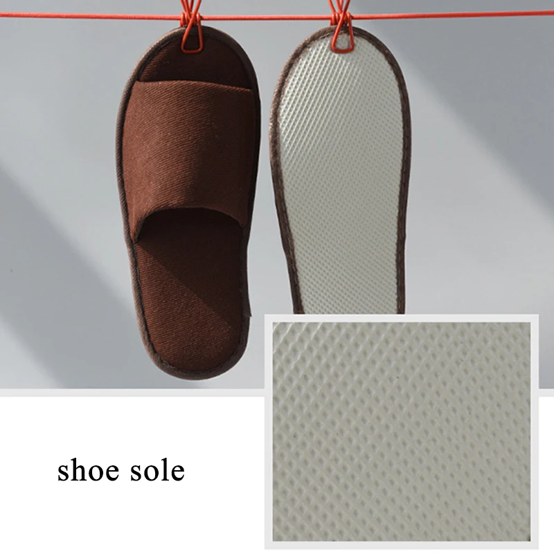 

Unisex Traveling Flat Slippers Disposable Home Hospitality Non-slip Cotton Hotel Slippers Solid Color Silent Slippers Hot Sale