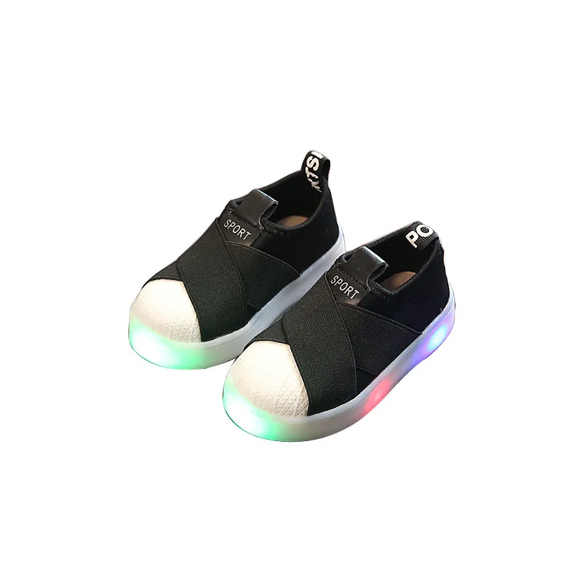 Новая летняя одежда для детей со светодиодной подсветкой сандалии мальчиков и