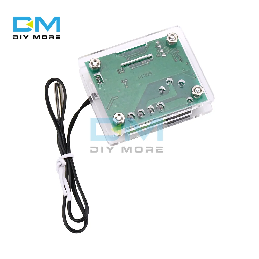 W1209 Digital Thermostat High-precision Temperature Controller Acrylic Shell for Temperature Controller Switch Module Board