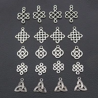 vintage rope knot pendant chinese knot charms irish knot charms diy metal jewelry handicrafts a2127 20pcs