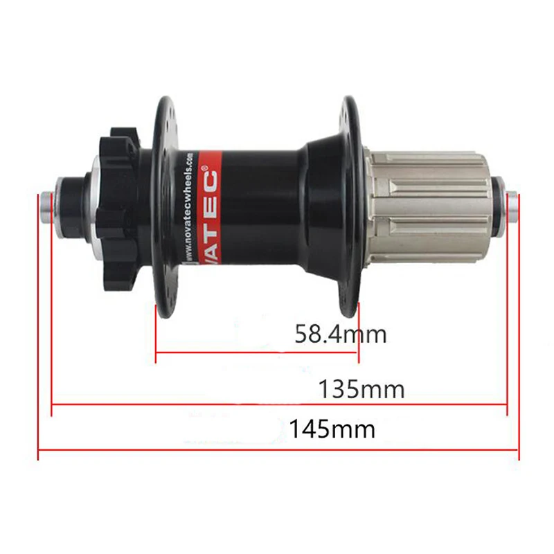 NOVATEC D041 / D042SB алюминиевые подшипники для горного велосипеда ступица 24H 28H 32H/36H