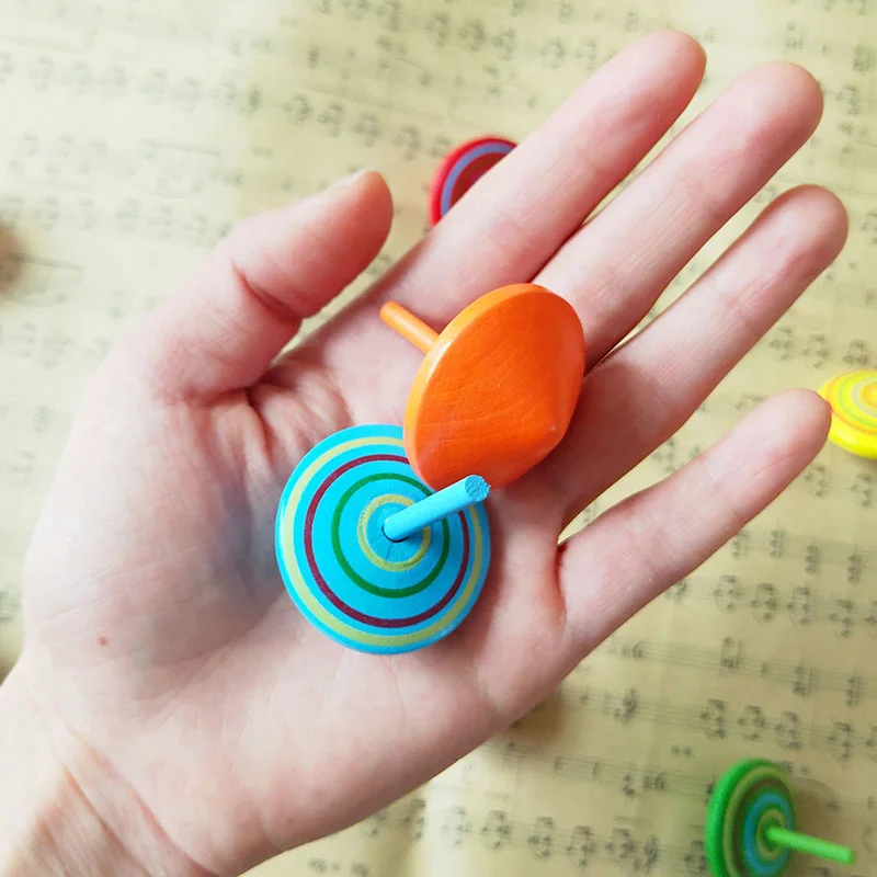 5-10 шт. деревянный Гироскопический стол декомпрессионные Деревянные игрушки для