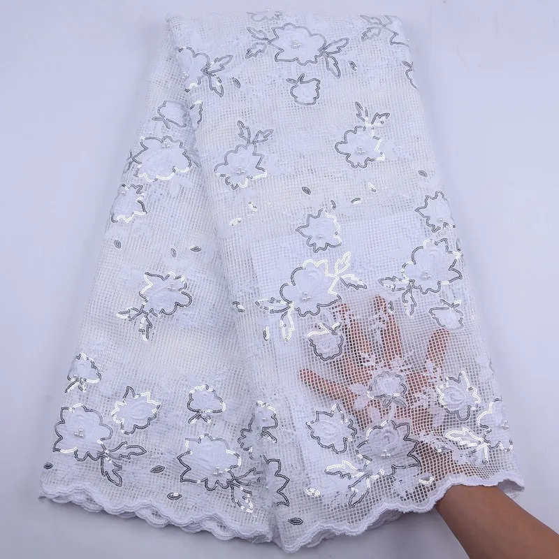 Белая Аппликация Кружева 2020 новый уникальный дизайн Цветочная вышивка