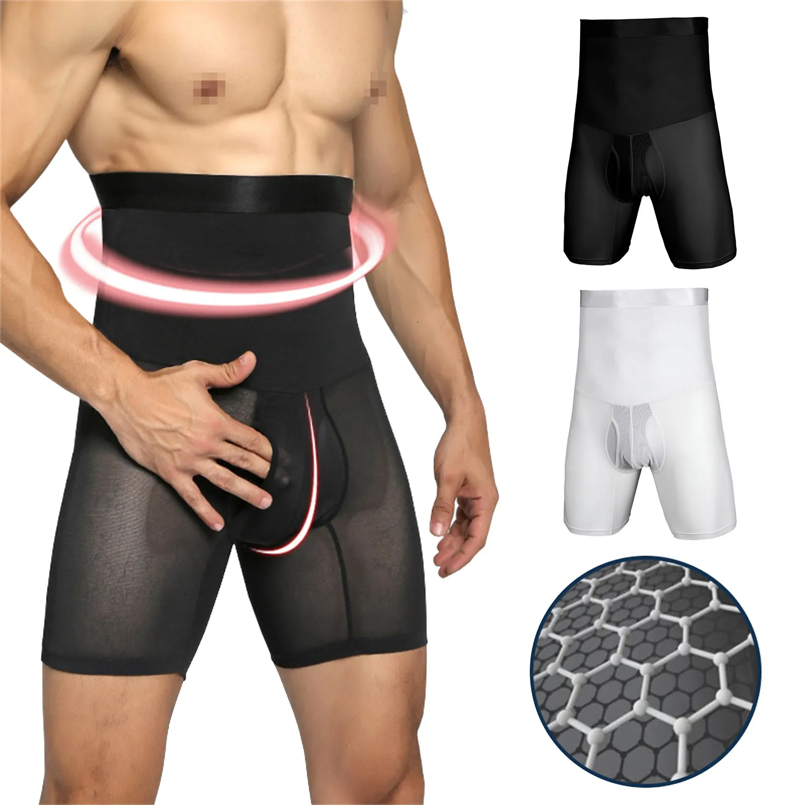 

Men's Shapewear Breathable Quick Dry Nylon Fiber Comforable Tight Fashion New Style Men Shapewear Men's Panties Underware