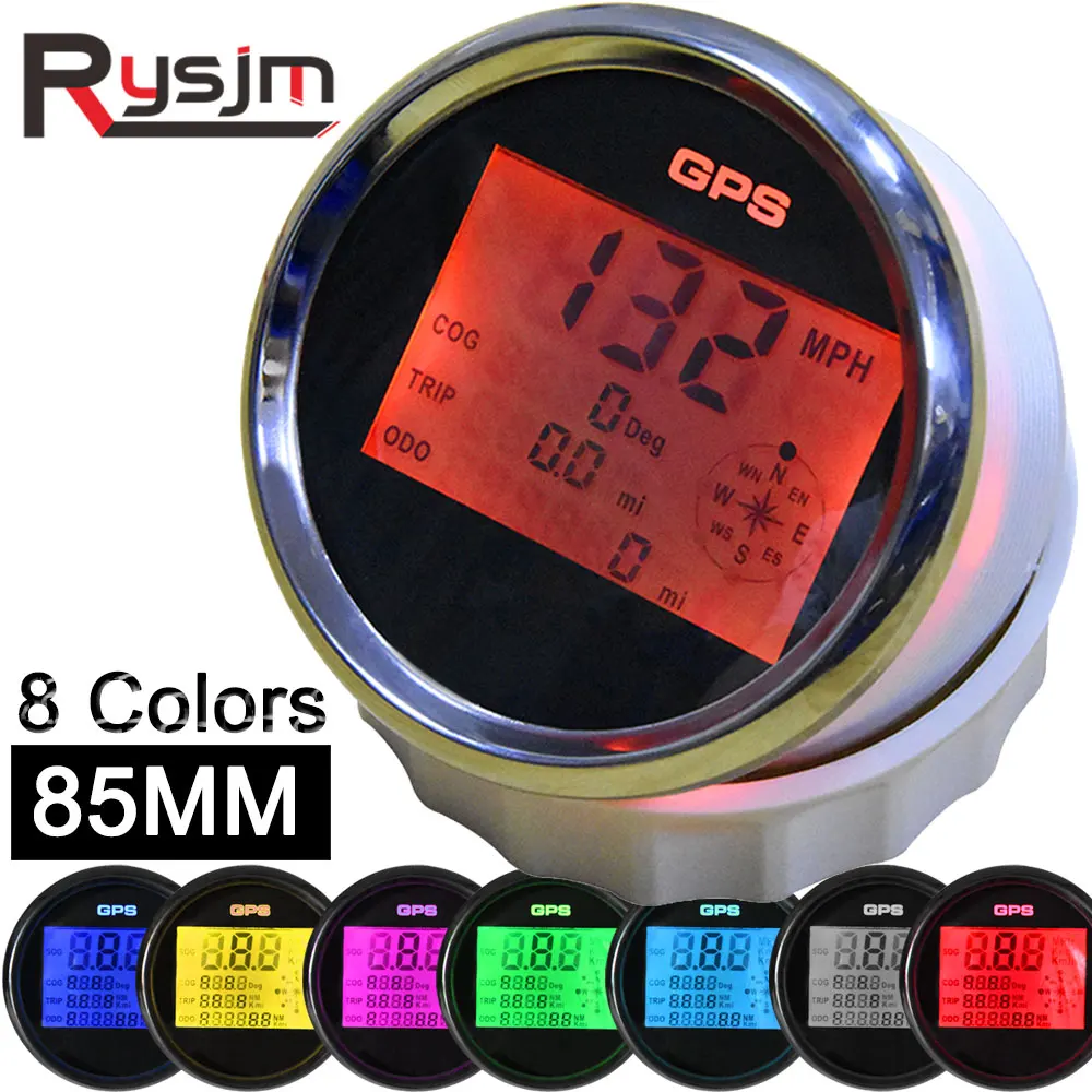 Цифровой GPS одометр водонепроницаемый прибор для измерения скорости автомобиля