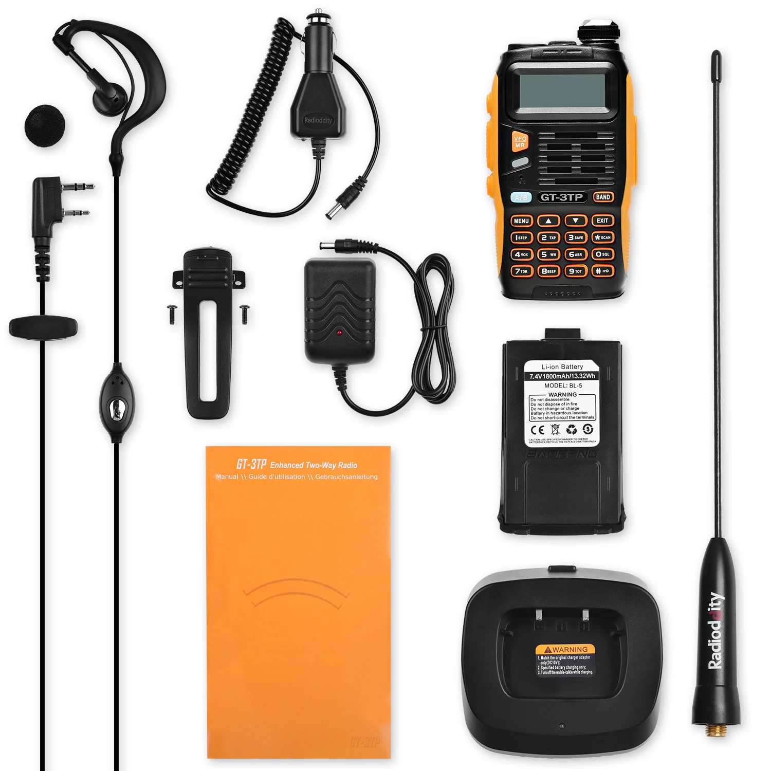 2 шт. Двухдиапазонная рация Baofeng GT 3TP III TP 1/4/8 Вт м/70 см|baofeng gt-3tp|2 pcs baofengwalkie talkie |