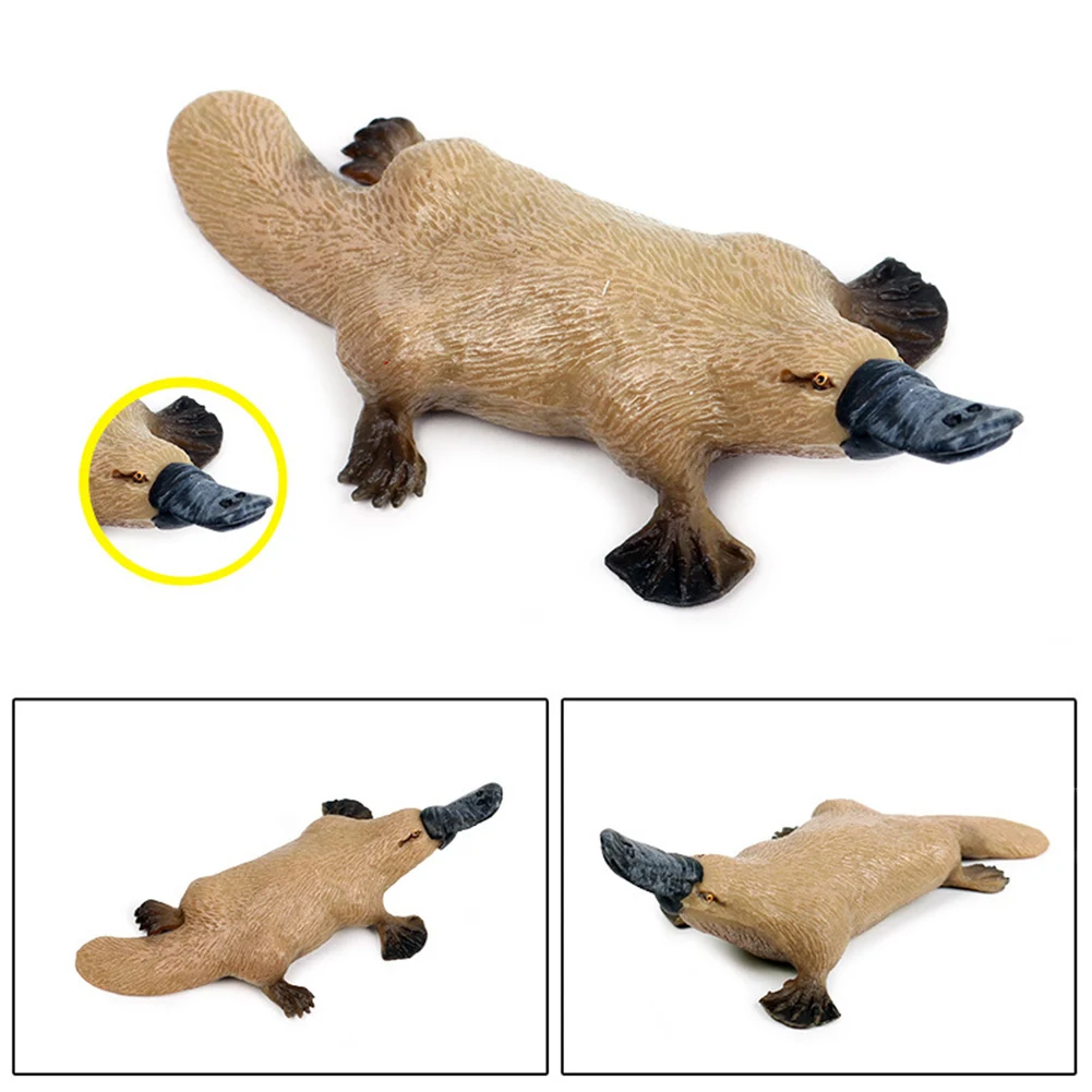 Реалистичная фигурка животного Platypus скульптурная модель настольное украшение