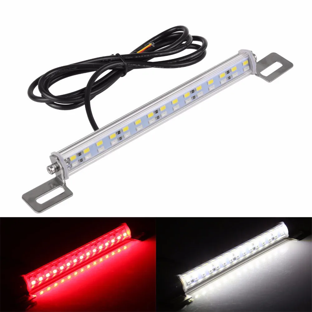 

1 Set New LED Car License Plate Light 12V Brake Light Tail Light Flexible Waterproof Strip Parking Signal Lamp 5630/30LED