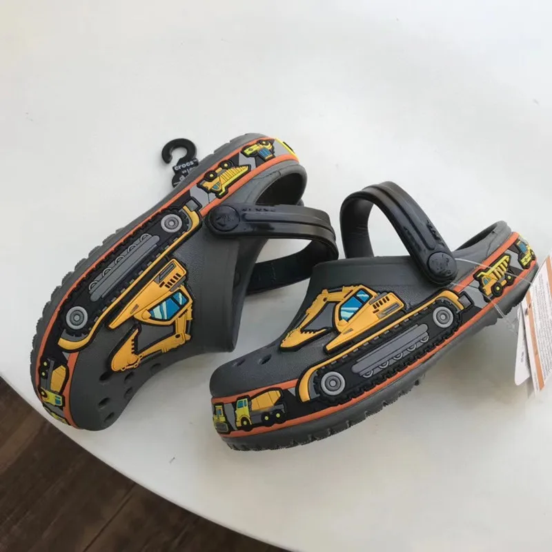 

Kids Clogs Anime Slippers Toddler Shoes Sandalias 2021 Summer Non Slip Croc Kids Sandals Cute Garden Shoes Soft Girls Boys Shoe