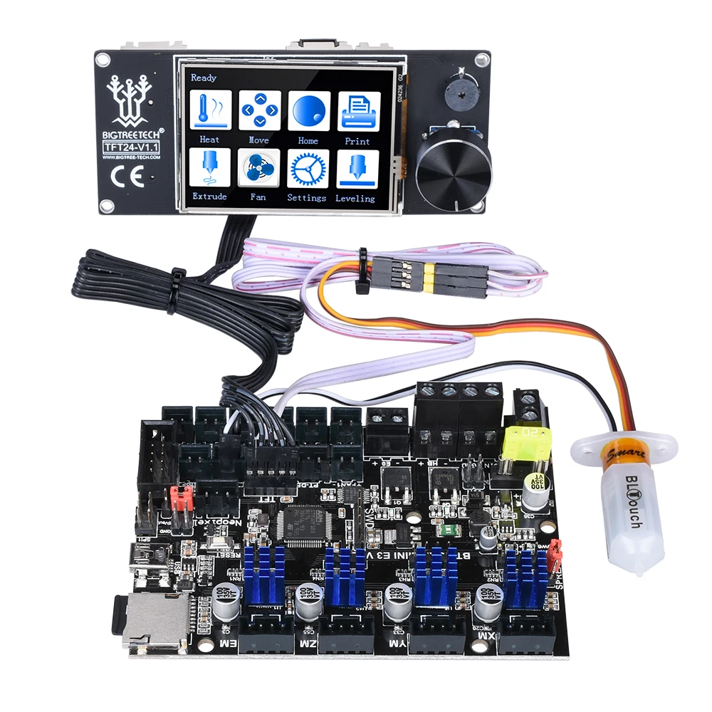 Плата управления BIGTREETECH SKR mini E3 V1.2 32 бита с TMC2209 UART VS TMC2208 для 3D-принтера Ender 3 Pro/5 V1.3 DIP