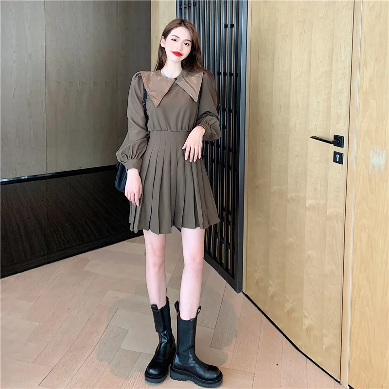 

French Chic Fashion A- line Dress Received Jum