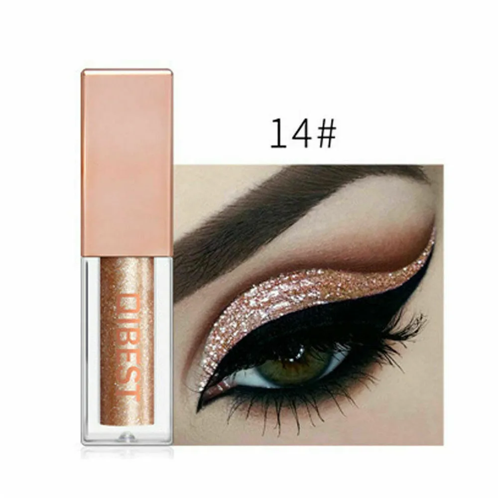 

Easy To Makeup Professional Eye Shimmer Eyeshadow Waterproof Lasting Shimmer Metallic Glitter Liquid Eyeshadow