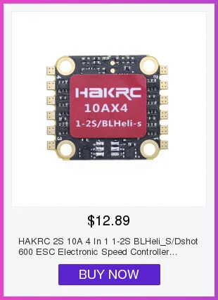 HAKRC гоночный Дрон F722 V3 Контроллер полета интегрированный OSD 5 в 9 в Dual BEC 50A 4 в 1 ESC Flytower