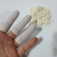 800pcs fingertips finger cover natural rubber gloves non slip latex finger cots protector gloves disposable nail tool