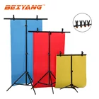 Комплект для фотостудии, Т-образная подставка для фото-и видеосъемки, с зеленым экраном и подставкой