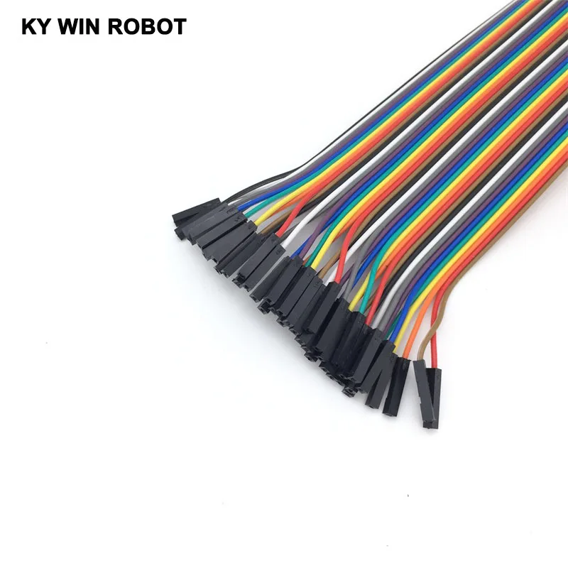 Перемычка для кабеля dupont 40 шт. перемычка линия гнездо 20 см 2 54 мм 1P набора arduino
