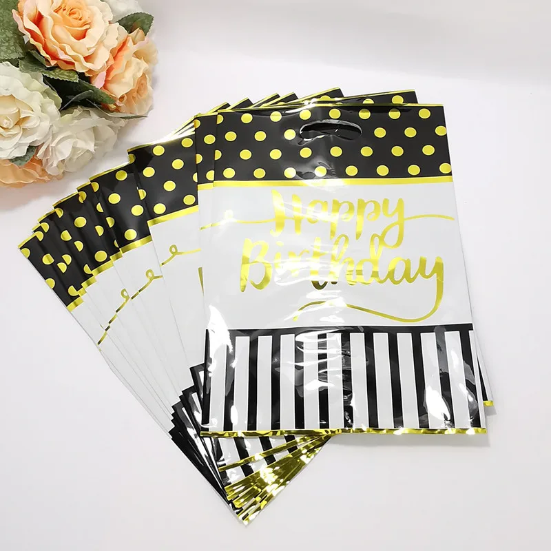 

Candy Cookies Gift Bags With Ribbon Snack Biscuit Baking Package Birthday Party Decoration Gift Bags