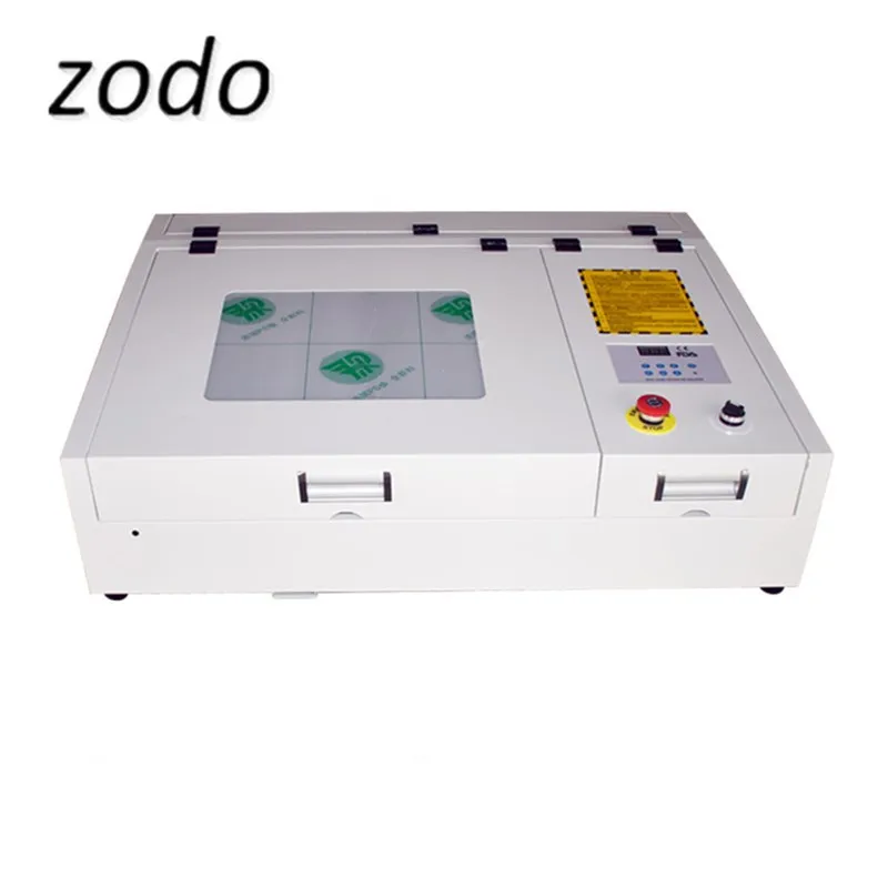 Домашняя лазерная режущая машина ZD440 Coreldraw для настольного применения 4040 недорогая мини-гравировка 40W DIY дерева акрила и