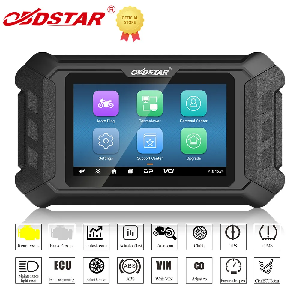 Стандартный интеллектуальный инструмент для диагностики мотоцикла OBDSTAR MS50 |