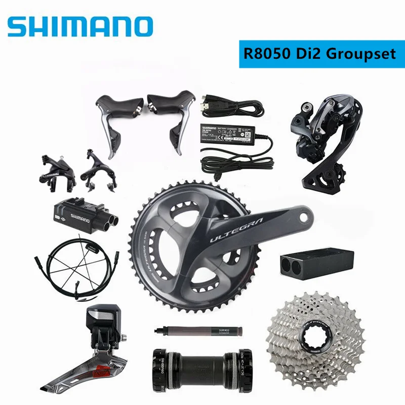 

Shimano Di2 Ultegra R8050 50/34T 53/59T 165/170/172.5/175mm 2*11 22 Speed road bike groupset Bicycle Parts Update R8000