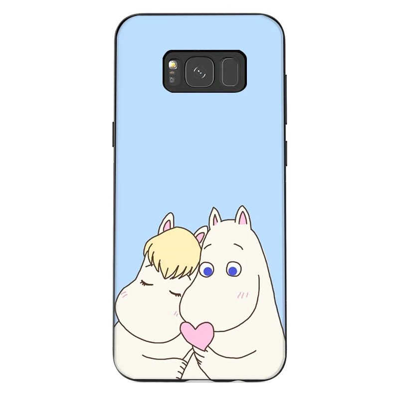 B5 Мобильный чехол для телефона из термополиуретана для samsung Galaxy A50 A70 A10 A30 A40 A3 A5 A6 A7 A8 A9 J6 Защитная крышка милые Бегемот мультяшным персонажем Мумий Тролль - Цвет: B5