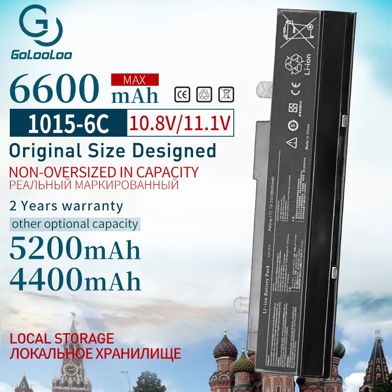 Аккумулятор для ноутбука Asus Eee PC 6 ячеек 1015PD 1015PEB 1015PEG 1015PEM 1015T 1016 1016PE 1016PEB 1016PN 1016PT