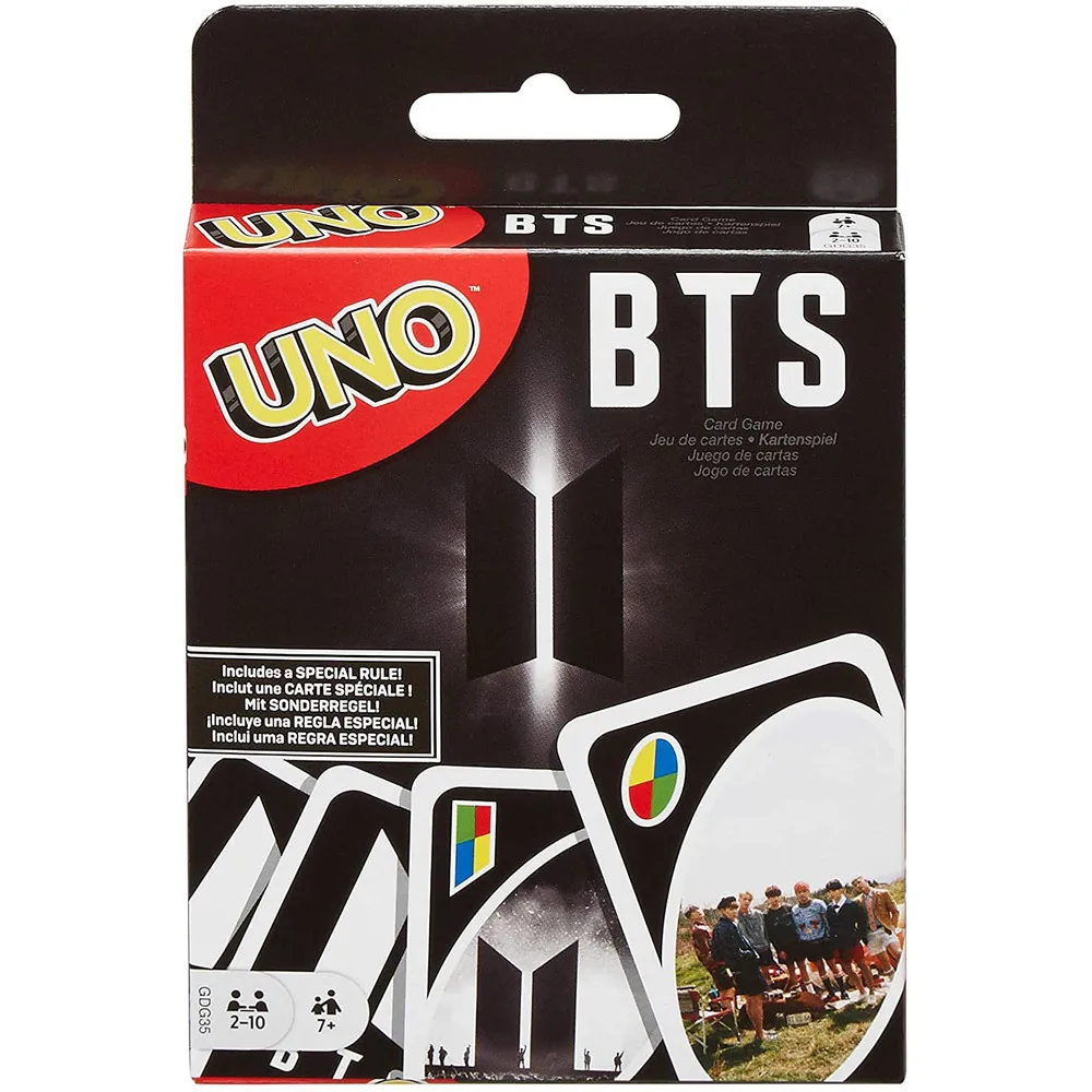 Mattel игры UNO BTS семейная забавная развлечение настольная игра - Цена: 725.53