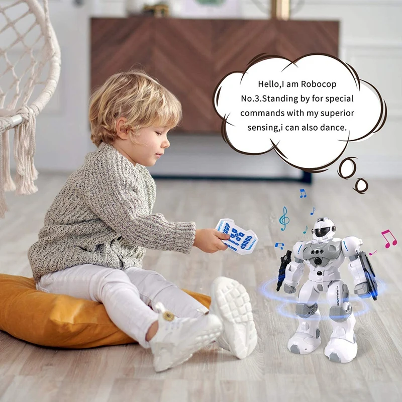 

RC Robots for Kids,Intelligent Programming Remote Control Robot Toy with Gesture Sensing,Toys Gift for Kids Boy Girl