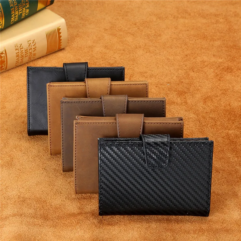 BYCOBECY новейший мужской держатель для Карт RFID алюминиевый сплав кредитных карт