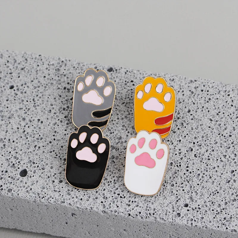 Брошь в форме когтя кошки брошь собаки значок для рубашки рюкзака из