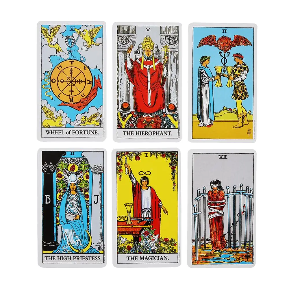 

Hot Full English Radiant Rider Wait Tarot Cards Factory Made High Quality Smith Tarot Deck Board Game Cards Witch Tarot 78sets