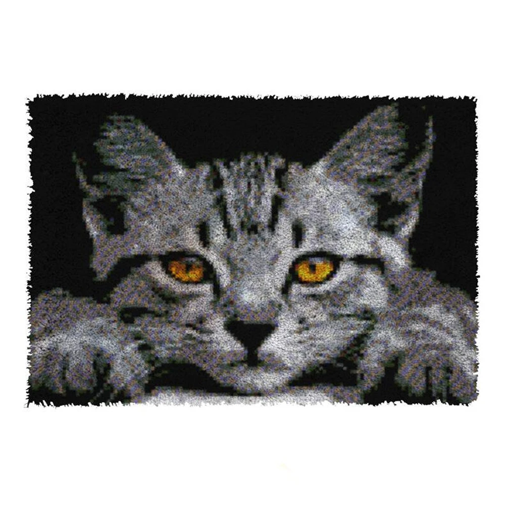 Набор для вышивки ковров набор крючков с застежкой предварительно напечатанным