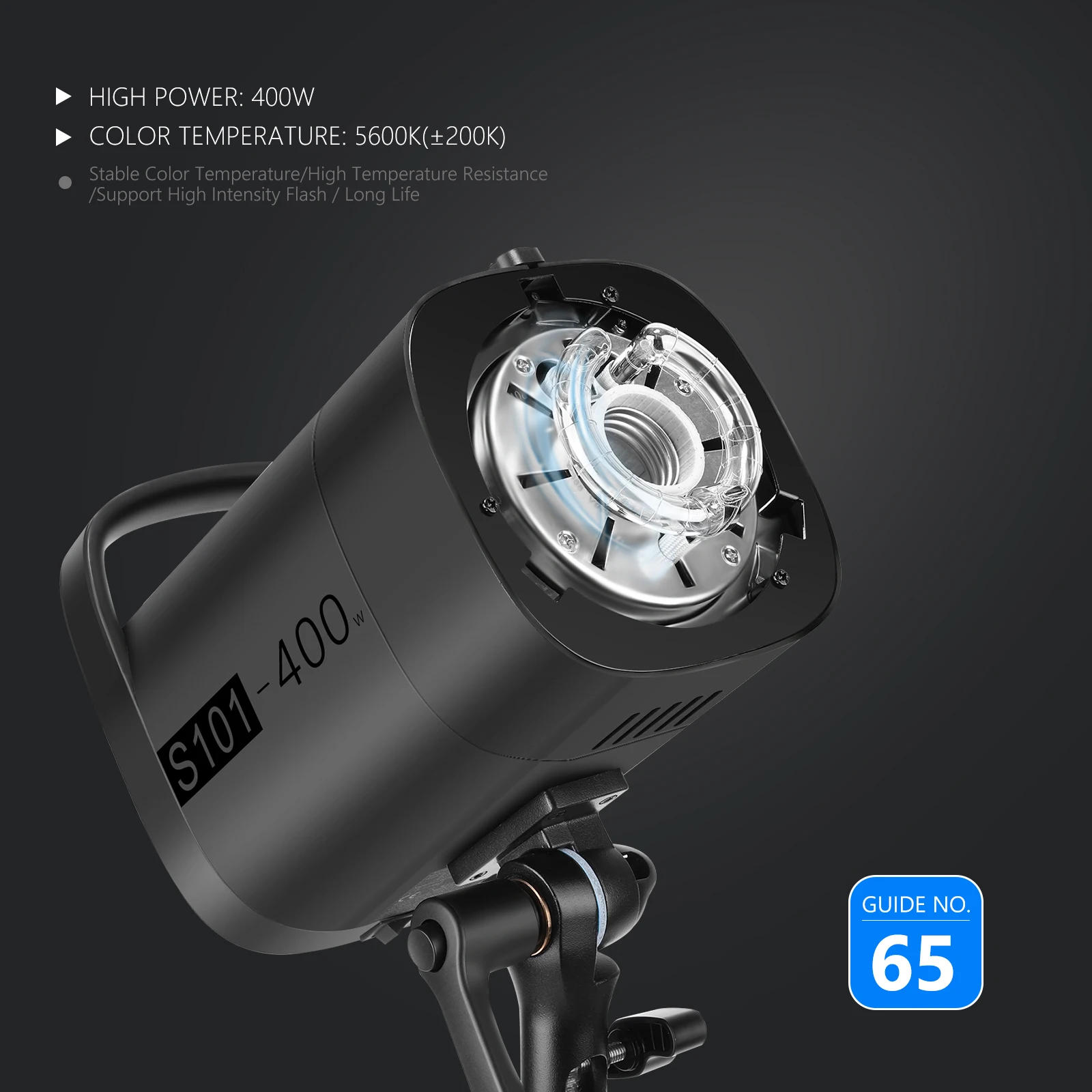 Neewer Studio Monolight Strobe Flash Light 5600K with Modeling Lamp Bowens Mount for Shooting Product / Portrait Photography | Электроника