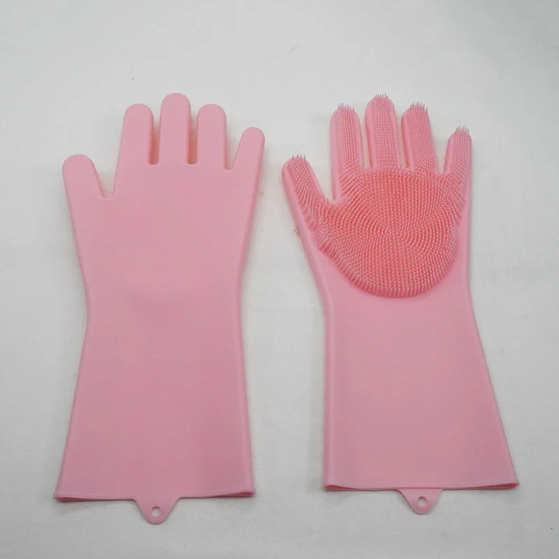 

Кухонные силиконовые перчатки для чистки Волшебные силиконовые перчатки для мытья посуды для домашних силиконовых скрубберов резиновые п...