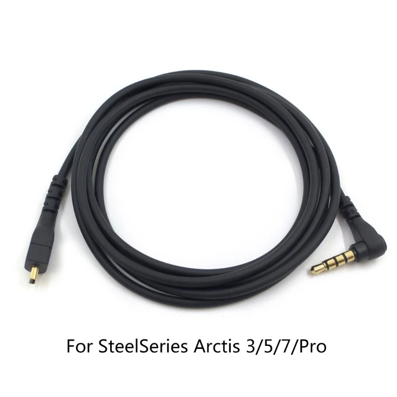 

2021 New 2020 New Replacement 3.5mm 1.5m TPE Audio- Headset for steelseries Arctis 3/5/7/Pro Cable Gaming Line For laptop