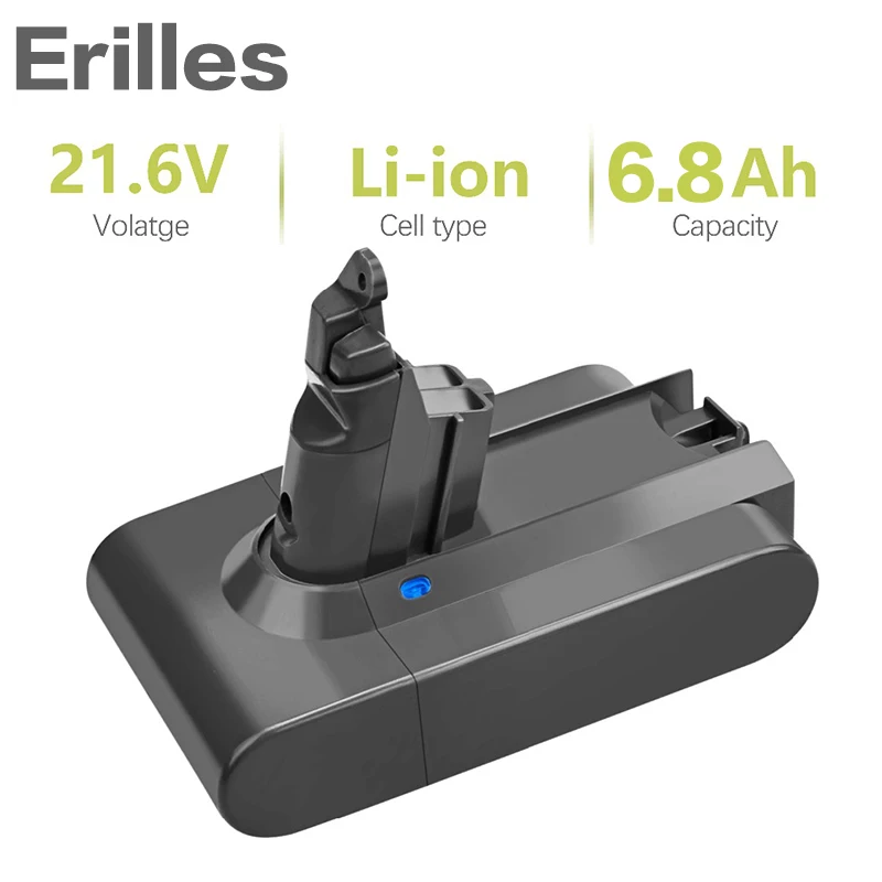 21 6 в 6800 мАч Сменный аккумулятор для Dyson Li Ion пылесос DC58 DC61 DC62 V6 965874 02 животное DC72