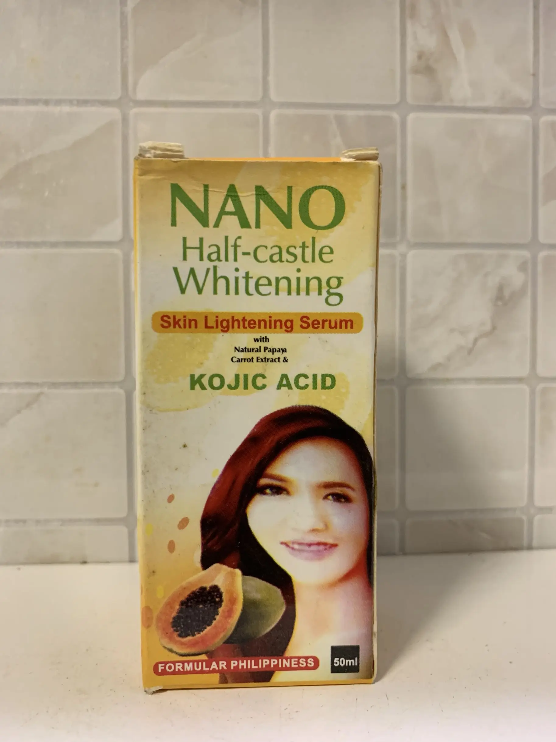 Нано | полузамковое отбеливание | Сыворотка для придания сияния коже | Kojic