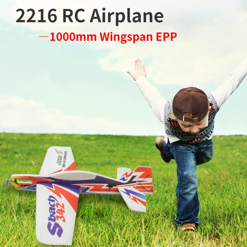 1000 мм размах крыльев EPP 2216 RC модель самолета 920KV двигатель SBACH342 пульт дистанционного управления Самолет DIY Летающая модель E1804 игрушки для детей