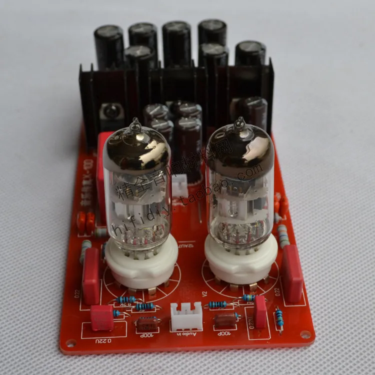 X-10D DIY fever буфер для труб stage Предварительный усилитель доска с регулятором напряжения 6N11 ламповый усилитель доска