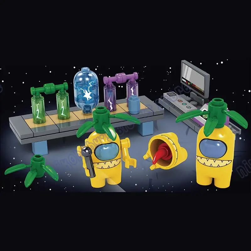 

New 344PCS Game 4 Type Doll Building Blocks Toys Space Movable Friend DIY Children Kids Gifts Action Hot Model