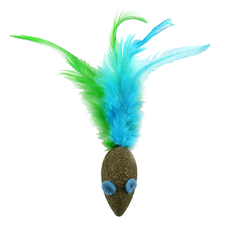 

Игрушка для домашних животных кошка кошачья игрушка Овощной аромат искусственные мышки с перьями для кошачьей игрушки в виде мышей кошек ж...