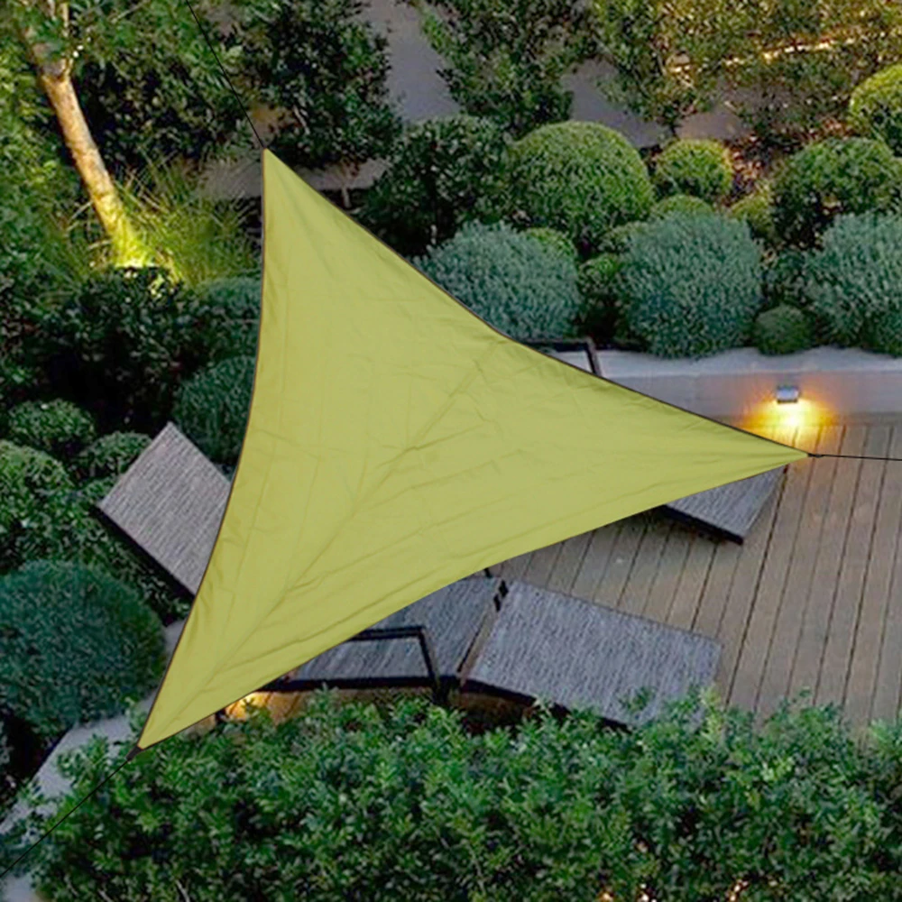 Outdoor Triangular Sunshade Sail Shelter Water-resistant Patio Cover Canopy UV Protection Shade Cloth 3X3X3/4X4X4/6X6X6 | Спорт и