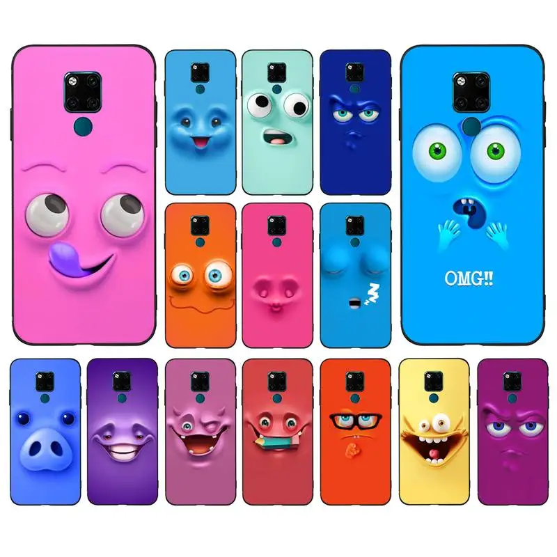 

MaiYaCa funny face Phone Case for Huawei Mate 20 10 9 40 30 lite pro X Nova 2 3i 7se