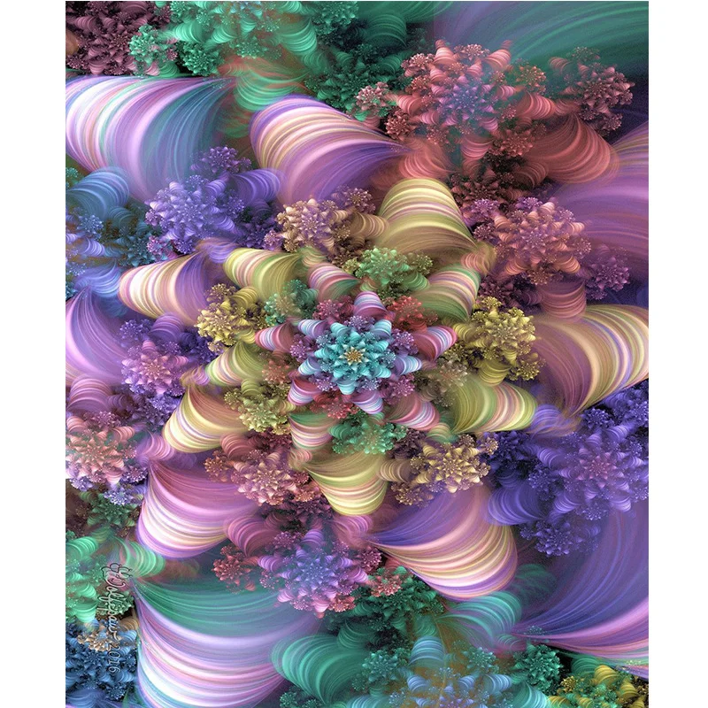 

SenyuArt Mosaic Flowers Cross Stitch Diamond Painting Full Drill Square Round 5d Embroidery Rhinestones Pictures Home Decoration