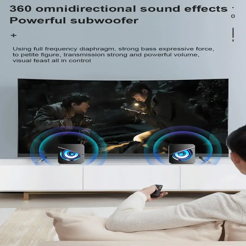 Проводные компьютерные колонки с USB глубокие басы настольный звуковой бокс